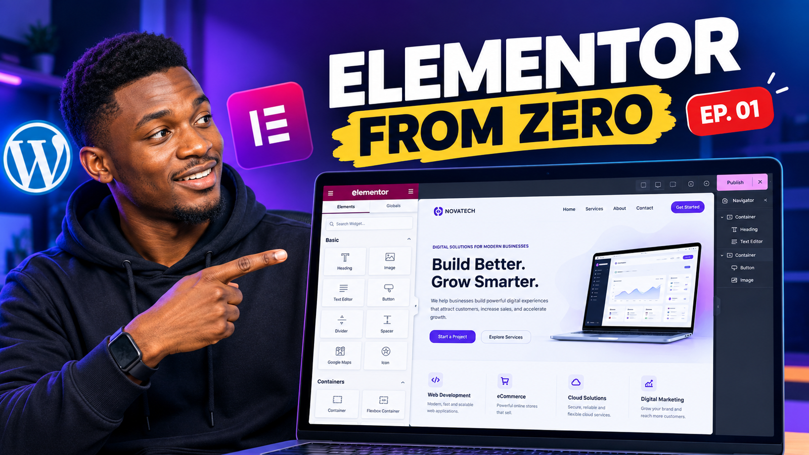 Elementor tutorial for beginners